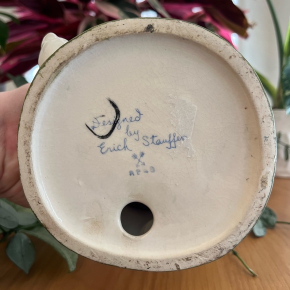 Erich Stauffer "Barnyard Lyrics" Figurine Boy With Horn Limited Edition 1950’s - Picture 7 of 13